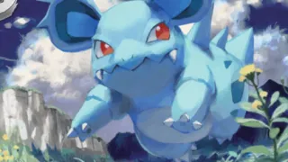 Nidorina op een Pokémonkaart