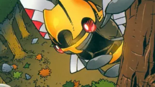 Ninjask zoals afgebeeld op zijn oudste kaart