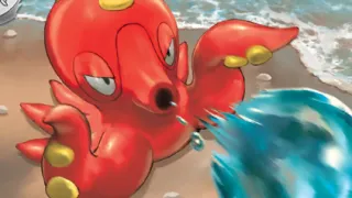 Octillery op een Pokémonkaart