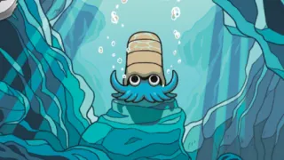 Omanyte op een Pokémonkaart