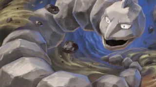 Onix op een Pokémonkaart
