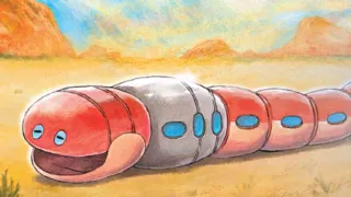 Orthworm zoals afgebeeld op zijn nieuwste kaart