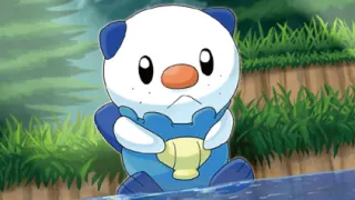 Oshawott zoals afgebeeld op zijn oudste kaart