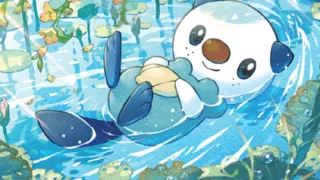 Oshawott op een Pokémonkaart