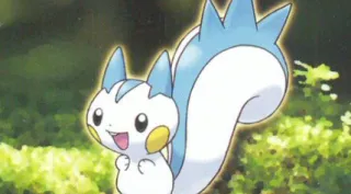 Pachirisu zoals afgebeeld op zijn oudste kaart