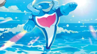 Palafin op een Pokémonkaart