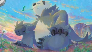 Pangoro op een Pokémonkaart
