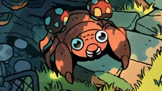 Paras op een Pokémonkaart