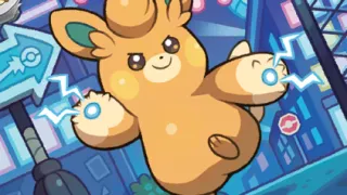 Pawmo op een Pokémonkaart