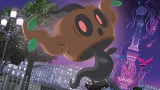 Phantump op een Pokémonkaart