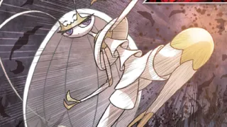 Pheromosa zoals afgebeeld op zijn nieuwste kaart
