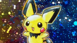 Pichu zoals afgebeeld op zijn oudste kaart