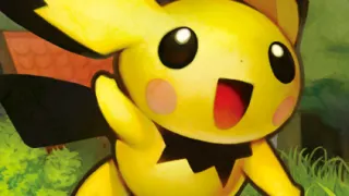 Pichu op een Pokémonkaart