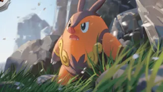 Pignite op een Pokémonkaart