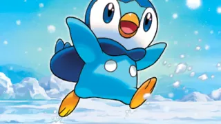 Piplup op een Pokémonkaart