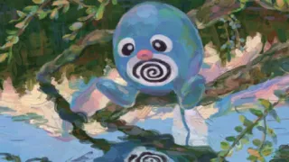 Poliwag op een Pokémonkaart