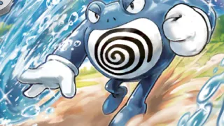 Poliwrath op een Pokémonkaart