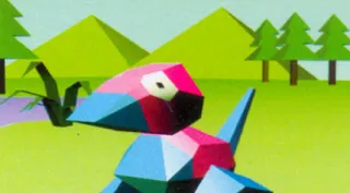 Porygon zoals afgebeeld op zijn oudste kaart