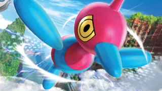 Porygon-Z op een Pokémonkaart