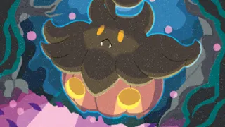 Pumpkaboo op een Pokémonkaart