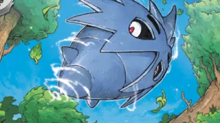 Pupitar op een Pokémonkaart