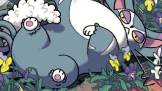 Purugly op een Pokémonkaart