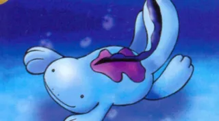 Quagsire zoals afgebeeld op zijn oudste kaart