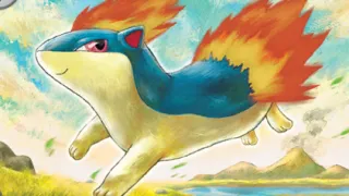 Quilava op een Pokémonkaart