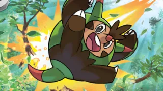 Quilladin op een Pokémonkaart