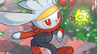 Raboot op een Pokémonkaart