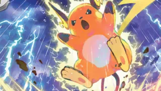 Raichu op een Pokémonkaart