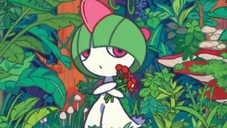 Ralts op een Pokémonkaart
