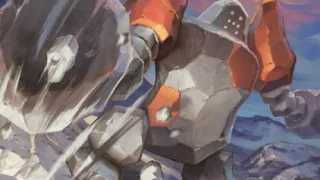 Regirock zoals afgebeeld op zijn nieuwste kaart