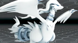 Reshiram zoals afgebeeld op zijn oudste kaart