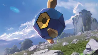 Roggenrola op een Pokémonkaart