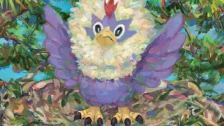 Rufflet op een Pokémonkaart