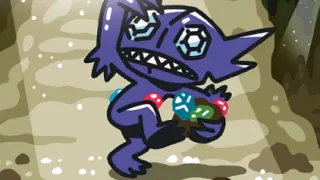 Sableye zoals afgebeeld op zijn nieuwste kaart