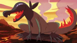 Salandit op een Pokémonkaart
