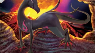 Salazzle zoals afgebeeld op zijn oudste kaart