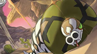Sandaconda op een Pokémonkaart