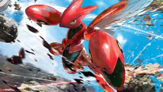 Scizor op een Pokémonkaart