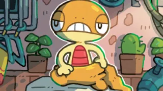 Scraggy op een Pokémonkaart