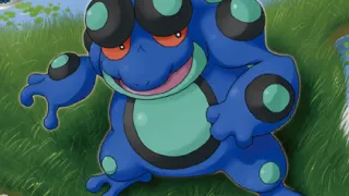 Seismitoad zoals afgebeeld op zijn oudste kaart