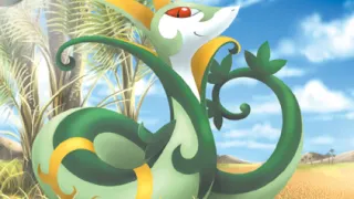 Serperior zoals afgebeeld op zijn oudste kaart