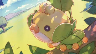 Sewaddle op een Pokémonkaart