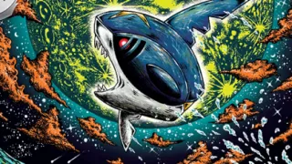 Sharpedo op een Pokémonkaart