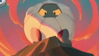 Shelgon op een Pokémonkaart