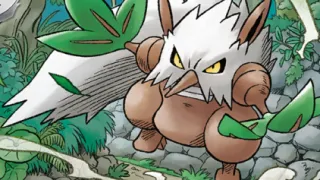 Shiftry op een Pokémonkaart