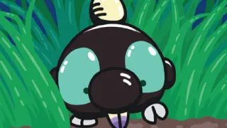 Shroodle op een Pokémonkaart