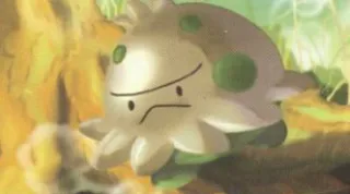 Shroomish zoals afgebeeld op zijn oudste kaart